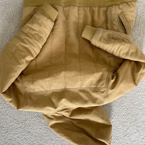 Patagonia Women's All Seasons Bomber Hoody Work Jacket Small S Coriander Brown - Picture 5 of 10